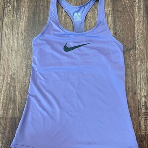 Nike Women's Lavender Dri-FIT Tank Top